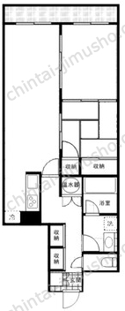 フロンティアビルⅡの間取図