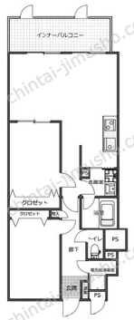 フロンティアビルⅡの間取図