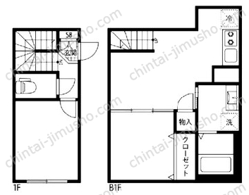 Residence Caritas Daikanyama一括の間取図