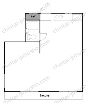 ビラワコー2階の間取図