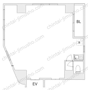GREEN PLACE代々木4階の間取図