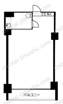 マンション四谷3階の間取図