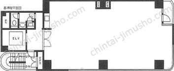 第一泉ビル8階の間取図