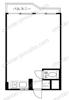 コーポラス時屋2階の間取図
