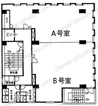 むつみビル3階の間取図