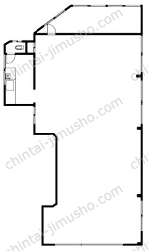 岩城邸1階の間取図