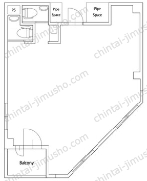 駒込NACビル6階の間取図