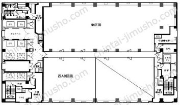 シーフォートスクエア　Tennozu Bay Towerの間取図