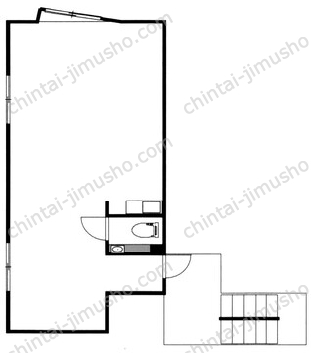 TRTビル2階の間取図