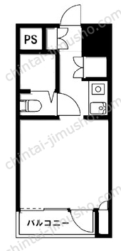 ノアール3階の間取図