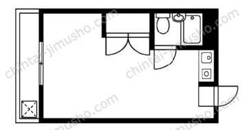 豊田コーポラス2階の間取図