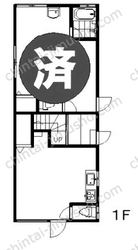 サニーハイツ1階の間取図