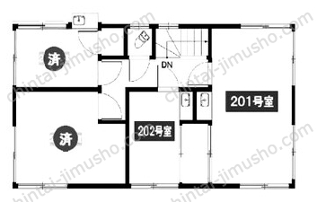 シャラナム東高円寺2階の間取図