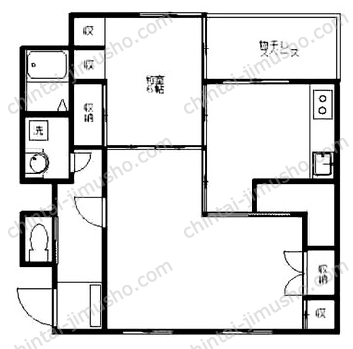 大森北3丁目戸建て1階の間取図