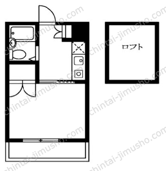 キャッスル大森2階の間取図