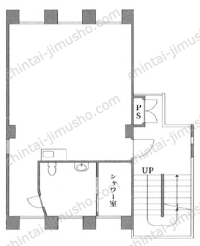 須永ビル2階の間取図