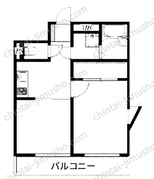 エスペラント2階の間取図