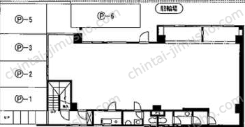 武藤ビル1階の間取図