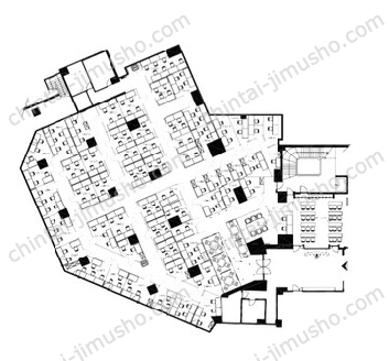 ストーク新宿／ハローオフィス西新宿1階の間取図