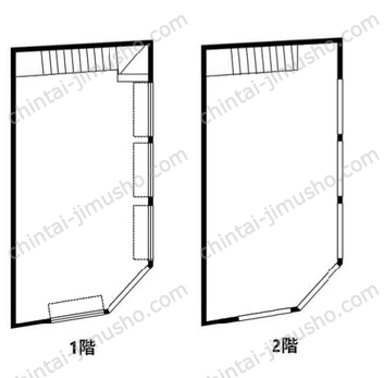 旭丘1丁目店舗一棟の間取図