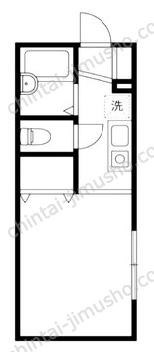 セントラルコート2階の間取図