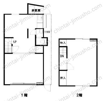 平井2丁目貸店舗事務所一括の間取図