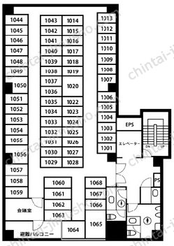 イーグル浜松町ビル／天翔オフィス浜松町大門の間取図