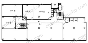 浜町京都ビルの間取図