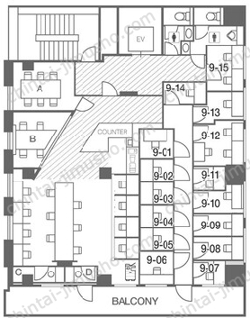 MID POINT 駒込の間取図