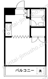 エクセレントハイツ3階の間取図