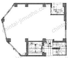 立川アバックビル5階の間取図
