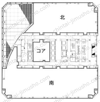 晴海アイランドトリトンスクエアオフィスタワーXの間取図