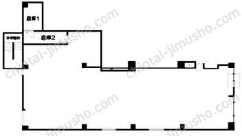 HOTEL TOHKAI1階の間取図