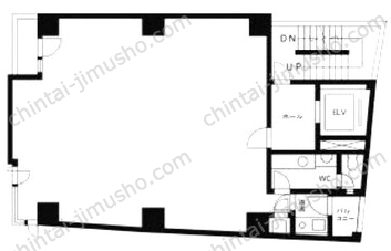西新宿小出ビル5階の間取図