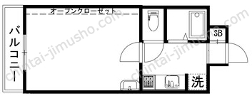 AVION（アビオン）2階の間取図