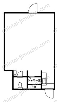ベルメゾンヒロセ121階の間取図