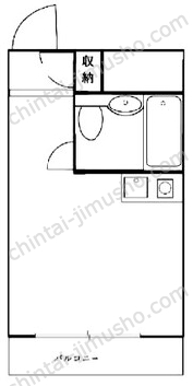 トーア岩本町マンションの間取図