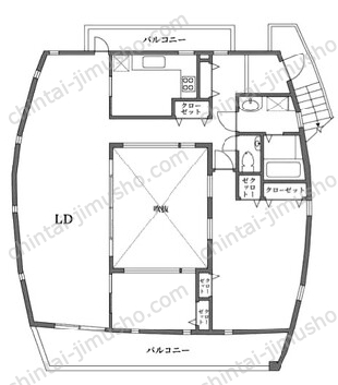 JMビル3階の間取図