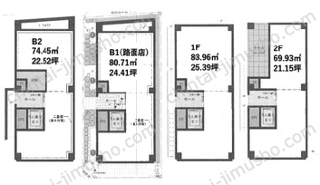 （仮称）港区南⻘⼭5丁⽬PJ一棟の間取図