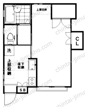 （仮称）本町4丁目貸事務所1階の間取図