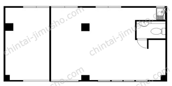 絹ヶ丘ハイツ第21階の間取図