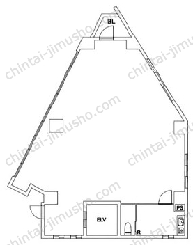 エスペランサ恵比寿2階の間取図