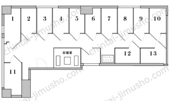 第2猪瀬ビル／青山ライズオフィスの間取図