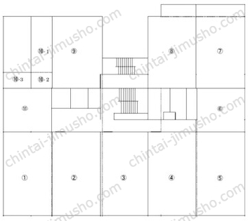 グランベル横浜ビル10階の間取図