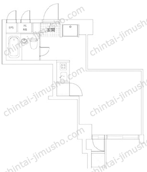 プラザ阿佐ヶ谷2階の間取図