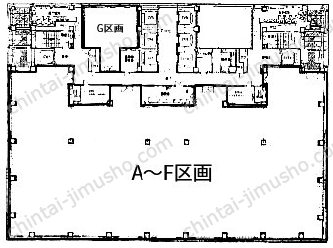明治安田生命さいたま新都心ビル28階の間取図