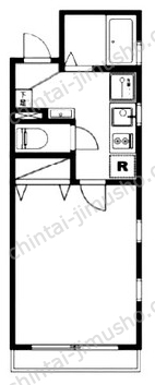 月村マンションNo.22の間取図
