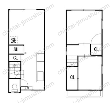 立石6丁目貸事務所一棟の間取図