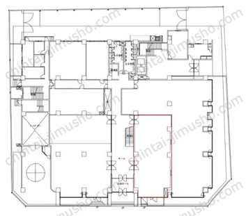 相模ビル1階の間取図