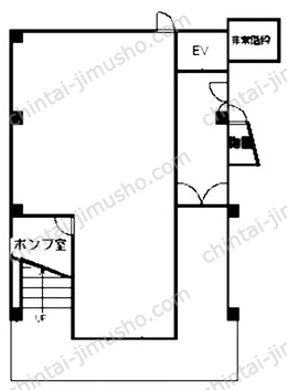 ビジデンス三慶1階の間取図